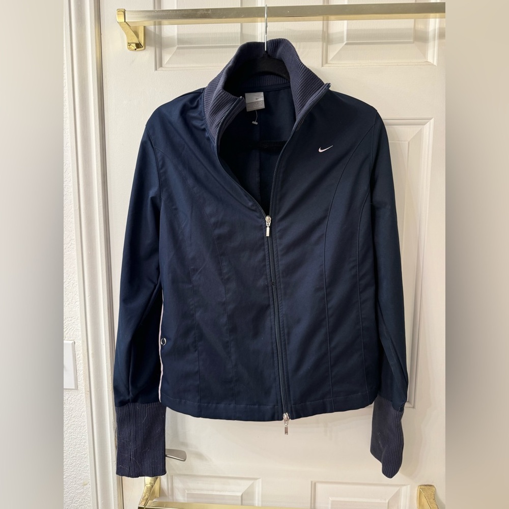 Nike Women's Dark Blue Athletic Jacket
